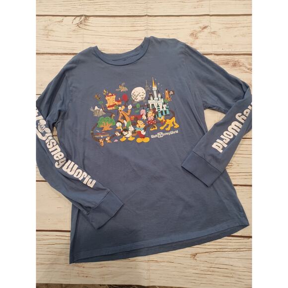 Walt Disney World 50th Anniversary Mickey Friends Graphic Long Sleeve T Shirt XL - Picture 4 of 8